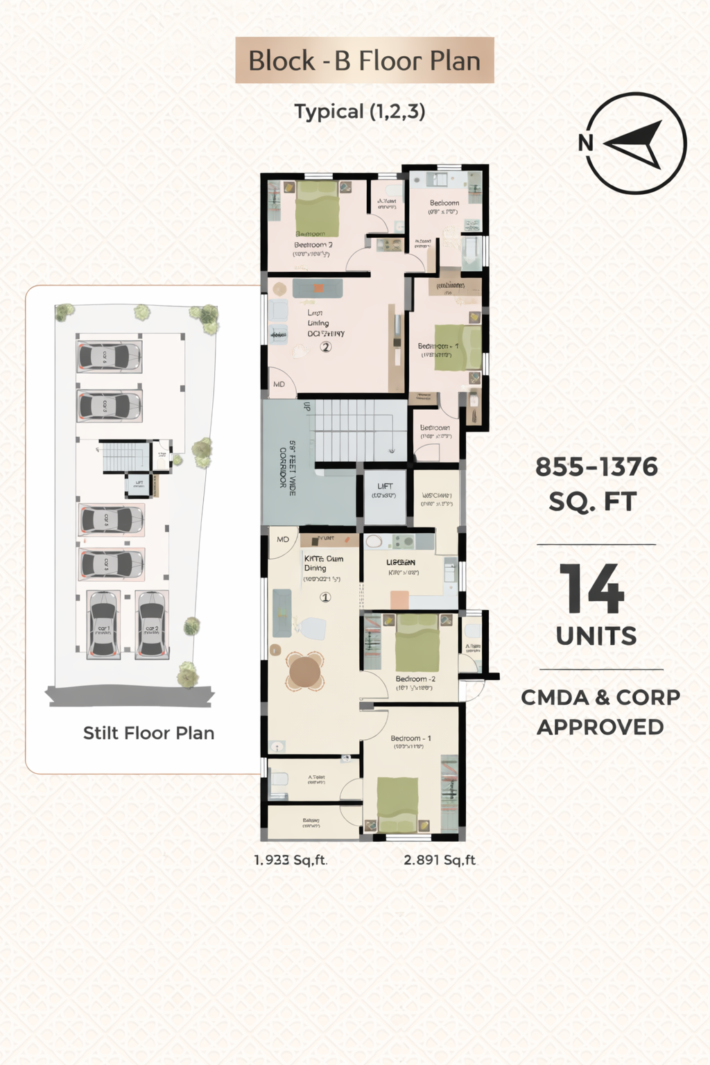 Block B Floor Plan